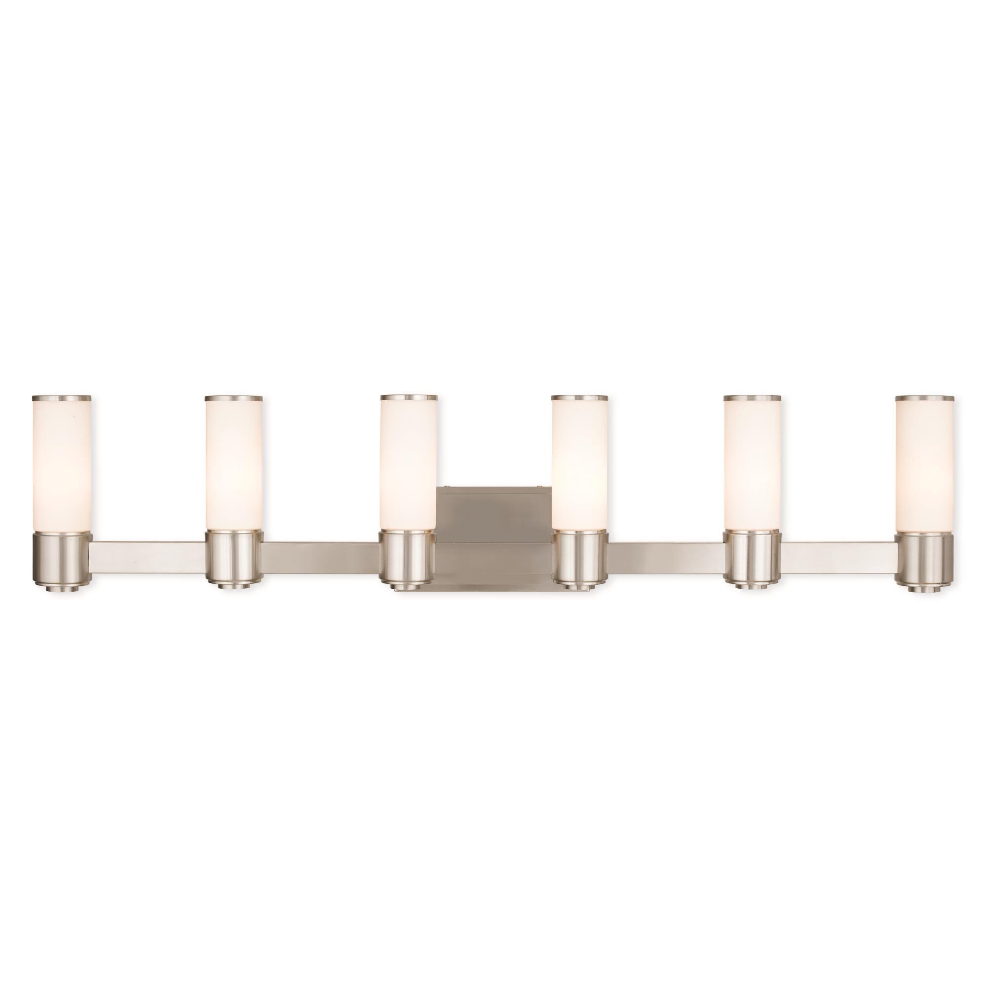 Weston 46 Inch 6 Light Bath Vanity Light by Livex Lighting